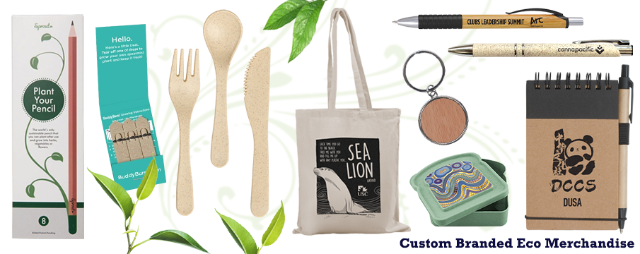 Brand Knew offers a wide range of environment friendly promotional merchandise at the best prices. Bags, pens, stationery, coffee cups, drink bottles, clothing, caps and so much more. All custom printed with your logo or design. 