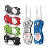 Retractable Golf Divot Tool - Pitch Repairer | Custom Branded | Promotional Golf Accessories | BRAND KNEW PROMOTIONAL PRODUCTS
