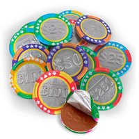 Personalised Chocolate Poker Chips | Custom Branded | Promotional confectionery | BRAND KNEW PROMOTIONAL PRODUCTS