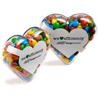Acrylic Hearts Filled with Confectionery