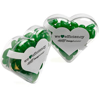 Acrylic Hearts Filled with Confectionery