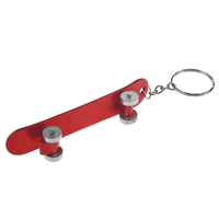 Aluminium Mini Skateboard Key Ring