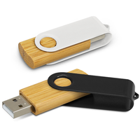 Bamboo Swivel USB Flash Drive