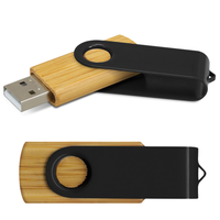 Bamboo Swivel USB Flash Drive