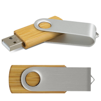 Bamboo Swivel USB Flash Drive