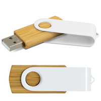 Bamboo Swivel USB Flash Drive