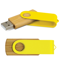 Bamboo Swivel USB Flash Drive