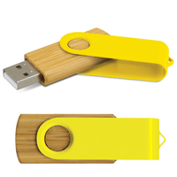 Bamboo Swivel USB Flash Drive | Custom Branded | Promotional USB | BRAND KNEW PROMOTIONAL PRODUCTS