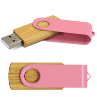 Bamboo Swivel USB Flash Drive
