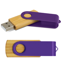 Bamboo Swivel USB Flash Drive