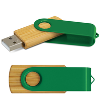 Bamboo Swivel USB Flash Drive