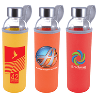 Bottle With Neoprene Sleeve | Custom Branded | Promotional Drink Bottle | BRAND KNEW PROMOTIONAL PRODUCTS