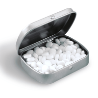 Breath Mints in Silver Tin | Custom Branded | Promotional confectionery | BRAND KNEW PROMOTIONAL PRODUCTS