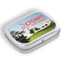 Breath Mints in Silver Tin