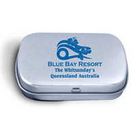 Breath Mints in Silver Tin