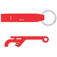 Budget Promo Bottle Opener Keyring