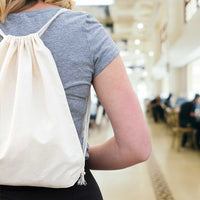 Calico Drawstring Bag