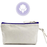 Canvas Cosmetic Bag | Custom Branded | Promotional Calico Bag | BRAND KNEW PROMOTIONAL PRODUCTS