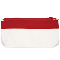 Canvas Pencil Case With Bamboo Stationery Set
