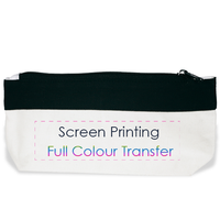 Canvas Pencil Case With Bamboo Stationery Set