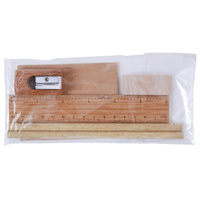 Canvas Pencil Case With Bamboo Stationery Set