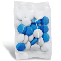 Chocolate Beans in Cello Pack - 25grm | Custom Branded | Promotional confectionery | BRAND KNEW PROMOTIONAL PRODUCTS