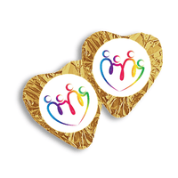 Chocolate Hearts | Custom Branded | Promotional confectionery | BRAND KNEW PROMOTIONAL PRODUCTS