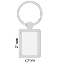 Chrome Key Ring | Custom Branded | Promotional Keyring | BRAND KNEW PROMOTIONAL PRODUCTS