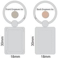 Chrome Key Ring | Custom Branded | Promotional Keyring | BRAND KNEW PROMOTIONAL PRODUCTS