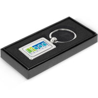 Chrome Key Ring | Custom Branded | Promotional Keyring | BRAND KNEW PROMOTIONAL PRODUCTS