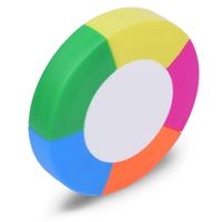 Circle Shape Highlighter | Custom Branded | Promotional Highlighter | BRAND KNEW PROMOTIONAL PRODUCTS