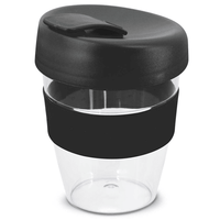 Clear Carry Cup | Custom Branded | Promotional Reusable Cup | BRAND KNEW PROMOTIONAL PRODUCTS