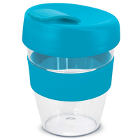 Clear Carry Cup | Custom Branded | Promotional Reusable Cup | BRAND KNEW PROMOTIONAL PRODUCTS