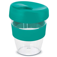Clear Carry Cup | Custom Branded | Promotional Reusable Cup | BRAND KNEW PROMOTIONAL PRODUCTS