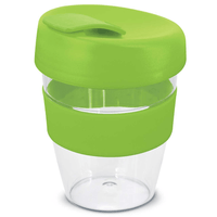 Clear Carry Cup | Custom Branded | Promotional Reusable Cup | BRAND KNEW PROMOTIONAL PRODUCTS