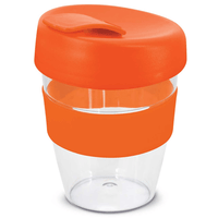 Clear Carry Cup | Custom Branded | Promotional Reusable Cup | BRAND KNEW PROMOTIONAL PRODUCTS