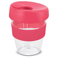 Clear Carry Cup | Custom Branded | Promotional Reusable Cup | BRAND KNEW PROMOTIONAL PRODUCTS