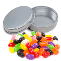Confectionery Filled Round Tin | Custom Branded | Promotional confectionery | BRAND KNEW PROMOTIONAL PRODUCTS