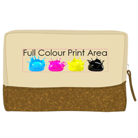 Corsica Calico and Cork Pencil Case