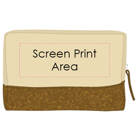 Corsica Calico and Cork Pencil Case