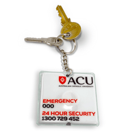 Custom Shape LED Flashlight Key Ring | Custom Branded | Promotional Keyring | BRAND KNEW PROMOTIONAL PRODUCTS