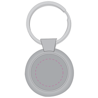 Discus Metal Key Ring