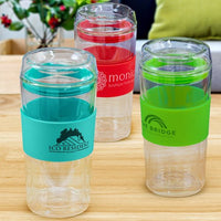 Divino Glass Cup | Custom Branded | Promotional Reusable Cup | BRAND KNEW PROMOTIONAL PRODUCTS