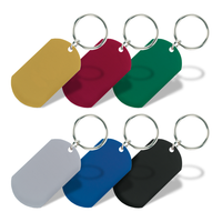 Dog Tag Key Ring