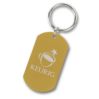 Dog Tag Key Ring