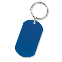 Dog Tag Key Ring
