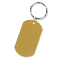 Dog Tag Key Ring