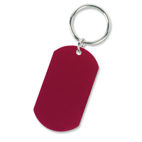 Dog Tag Key Ring