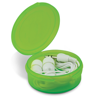 Earbuds in Plastic Carry Case