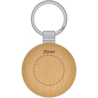 Echo Beech Wood Key Ring | Custom Branded | Promotional Keyring | BRAND KNEW PROMOTIONAL PRODUCTS